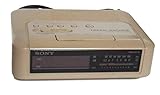 Sony Dream Machine Icf-c240 Digital Alarm Clock Radio Vintage 1980's Am/fm Beige
