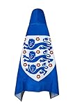 Official England Football Team Boys Hooded Towel – Kids Poncho 100% Cotton Towel – England Beach Swimming Wrap & Bath Robe
