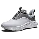 FootJoy Men's FJ Quantum, White/Grey/Silver, 9 UK Medium