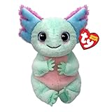 TY Alex Axolotl Beanie Bellies Reg Soft Plush Toy for Children, Baby Animal, Cuddly Teddy Collector's Plush Toys