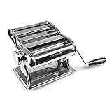 Lakeland Pasta Machine Chromed Steel – Makes Lasagna Tagliatelle Spaghetti & Linguine