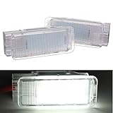 VIGORFLYRUN PARTS LTD 2Pcs LED Trunk Light, Interior Lighting, Canbus Error Free Door Lighting White 6000K LED Light for P-eugeot 1007 206 207 306 307 3008 406 407 5008