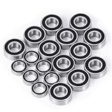 RC Cars Crawler Parts Compatible With Tamiya M05 M06 For CR-X For Fiat For Lowride Upgrade Parts Accessories 18Pcs Sealed Bearings Set