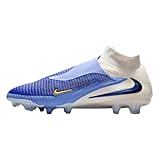 Nike Phantom 6 High Elite Firm Ground Football Boots, Racer Blue Dark Obsidian, 7 UK