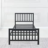 Reinforced Beds, 3FT HOLKHAM BED, Robust Mesh Base and Solid Metal Bed Frame, Exclusive Product, Easy Assembly (Black, Single)