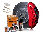 Foliatec FT2160 Brake Caliper Paint Lacquer, Rosso Red, Set of 3
