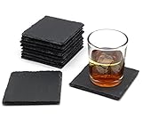 VanGogh Slate Square Coaster Tableware Mat 10x10cm (4pcs)
