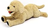 LotFancy Dog Stuffed Animals Plush Toys 53 cm, Soft Cuddly Golden Retriever Teddy, Large Plush Dog Toy, Puppy Toy, Gift for Kids Pets Girls, Christmas Toys