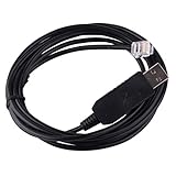 usangreen Meade LX200 Telescope Control Upgrade Console Cable GPS AUTOSTAR II CP2102 Chip PC RS232 Serial RJ12 RJ12 6P6C Cable (10ft/300cm)