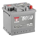 Yuasa YBX5012 12V 54Ah 500CCA SMF Silver Sealed Maintenance Free High Performance Car Battery