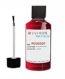 Touch Up Paint For Peugeot 307 Rouge Babylone Lkr 2003-2016 30Ml Bottle Brush Scratch Stone Chip Repair Pen