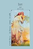 Dairy 2024 Week to View: Alphonse Mucha: Summer - Été: Art Nouveau Daily Planner with: Year at a Glance; Month; Weekly 2 page spreads with space for daily entries and extra pages for additional Notes.
