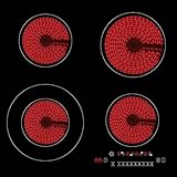 Panana 7600W Ceramic Hob, 60 cm Built-in Electric Cooktop, 4 Heating Zone Built in Hot Plate Electric Stove Top with Dual Oval Zone Fits for All Cookwares, No Plug