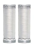 2X 200m Gutermann Sulky Invisible Thread, Clear – Bundled by GetInStyle Shop