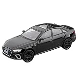 WHYMIRRJ Diecast 1:32 For AUDI A4 Scale Alloy Car Models Simulation Replica Vehicle Model Display Collection Ornaments Present(Black)