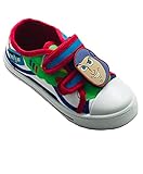 Disney Toy Story Boys or Girls Strap Fastening Canvas Summer Shoes, Pumps, Trainers Featuring Buzz Lightyear, Child Size 11