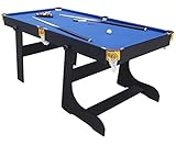 Walker & Simpson 6ft Admiral Folding Pool Table Blue
