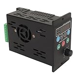 Ac 220V 0.75Kw Vfd Converter, 3 Phase Converter Motor Lathe Single Phase To 3 Phase Inverter Variable Frequency Drive Inverter for CNC Machines, Industrial Settings