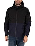 Ma.Strum Mens Black Zip Up Hooded Jacket, black, M