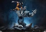 Sideshow Collectibles Marvel Grey Hulk vs. Wolverine Maquette Statue