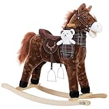Spielwerk® Rocking Horse Chair for Baby Girl & Boy | With Musical Sounds, Sensory Toys for Toddler Balance Training, Baby Toys for Development, Perfect Toddler Toys for Nursery and Playroom
