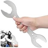 PERFETSELL Bicycle Headset Spanner Bicycle Cone Spanner Hub Wrench Carbon Steel Axle Hub Cone Wrench 4 Size 30/32/36/40mm Open End Pedal Spanner Repair Tool for MTB Mountain Bike Cycling, Double Open