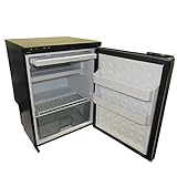 SecureFix Direct Compressor Fridge Freezer 12V 24V 65L (Caravan Motorhome Camping Boat), Black