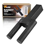 Blacksmith Hardy Anvil Tool 1018 Steel 1" Hardy Turning Bending Forge Scrolling Twisting Tool (Black)