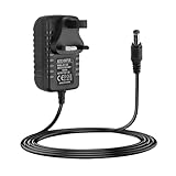 UK 12V 1A AC/DC Adaptor, 5.5x2.1mm Plug, AC/DC Adapter 100-240V 50/60Hz, AC/DC Adaptor Is Suitable for Routers, LED Light Strips and Other Devices, Easy to Use