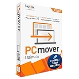 Laplink PCmover Ultimate 11 - Moves your Applications, Files and Settings from an Old PC to a New PC - Includes Optional Ethernet Cable - 1 Use