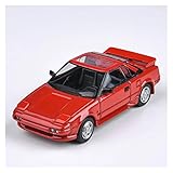 XIYUEYING For Toyota 1985 Toyota MR2 MK1 Realistic Red Alloy Unopenable Toy Model 1/64 Miniature Car ornaments models(1)