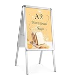 LN COZY CORNER A2 Display Board Stand - Pavement Sign for Posters, A2 Waterproof Board Stand, Versatile Sign Stand for Indoor/Outdoor Use