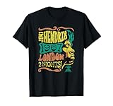 Jimi Hendrix 1967 London Concert Vintage Band T-Shirt