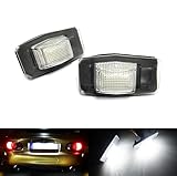 RZG 2x LED Licence Number Plate Light White Canbus For 1998-05 MX-5 Miata NB Roadster 323 MPV