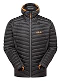 Rab Men's Cirrus Flex Hoody - Lightweight Insulated Coat for Trekking, Skiing, & Climbing - Graphene - Medium