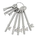 Fire Brigade Keys Set, 8Pcs FB, FB1, FB2, FB4, FB11, FB14, Firemans Drop Keys, Fire Door Key for Communal Door Access