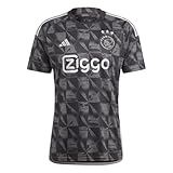 adidas Mens Ajax Amsterdam Third Shirt 2023 2024 Adults Black L