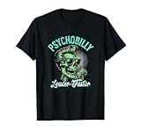 Psychobilly Louder Faster Skull T-Shirt
