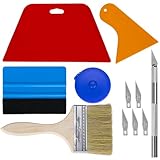 Wallpaper kit Wallpaper Tools Wallpaper Smoothing Tool Wallpaper Hanging kit Window Tint Kit for All Types of Wallpaper Car Vinyl Wrap Window Tint Glass Film