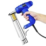 Corded Staple Gun, Electric Stapler & Nailer, Rechargeable Stapler/Tacker, with 100pcs 25mm Nails and 300pcs 19mm Staples