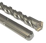 Rennie Tools - 16mm x 400mm Long SDS Max Hammer Drill Bit Tungsten Carbide Tip with Double Spiral Flute for Concrete, Stone, Masonry, Brick, Granite Etc