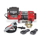 Stealth Winches Electric Winch 3500lb/1588kg 12v Wireless Recovery Budget - Power Wound Motor, Full Steel Gearing, Heavy Duty Solenoid, Mounting Plate, Wireless Remotes, User-Friendly, Synthetic Rope