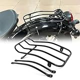OOELAZ Motorcycle Solo Seat Rear Luggage Rack Holder Goods Shelves Trunk Rack For T&riumph Bonneville Bobber/Bobber Black 2017 2018 2019 2020