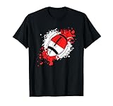 Rugby Enthusiast With Flag Of Malta T-Shirt