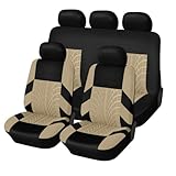 Car Seat Cover Sets for Mini Countryman R60 F60 One/S/Cooper/JCW 2010 -2015 2016 2017 2018-2023, Cloth Full Surround Cushion Breathable NonSlip Comfortable Front Rear Seat Protectors Accessories