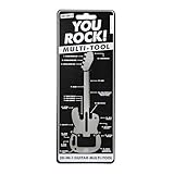Gift Republic You Rock 20-in-1 Guitar Shaped Multi Tool for Music Lovers Portable Gadget with Wrenches Screwdrivers Bottle Opener Nail File and More Compact Gift for Guitarists and DIY Fans
