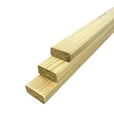 20 x 44 mm Redwood UC3 Treated Landscape Batten, Planed with Rounded Corners, 1.8M Length (Pack of 10)