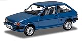 Corgi VA14402 Ford Fiesta Mk2 1.1 Popular Plus, Maritime Blue, Die-cast model for ages 14+, for adults and collectors