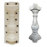 Balcony Concrete Mold, Roman Column Railing Concrete Plaster Cement Casting Mould Balustrades Mold for Home and Garden Decoration (Style 4)