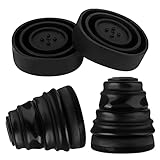 Fumanduo 4Pcs LED Headlight Dust Covers, Rubber Seal Dust Cover Car Headlight Dustproof Housing Shell Cap LED Headlight Replacement Accessories 55mm 70mm 80mm 90mm 100mm, Universal Type-C